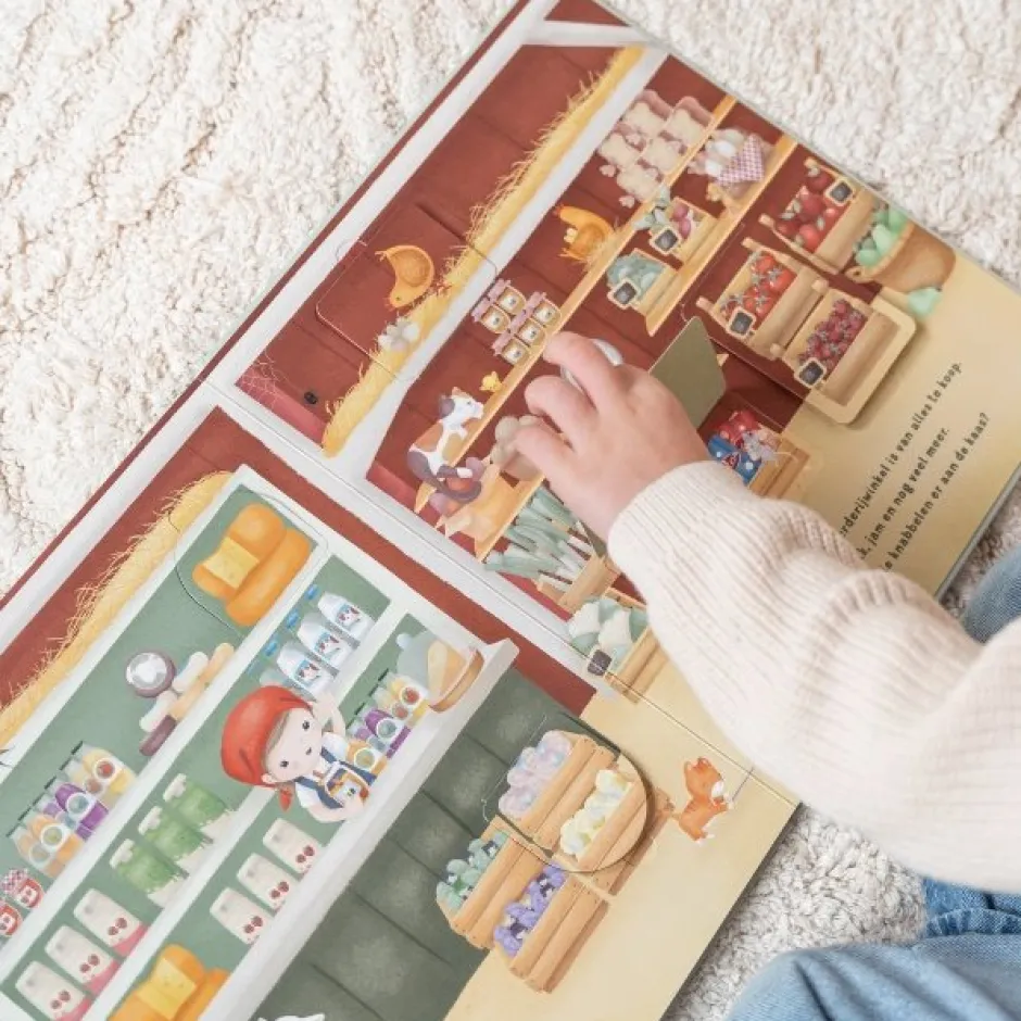 Little Dutch Boeken^Flapjesboek Boerderij - Meerkleurig - NL