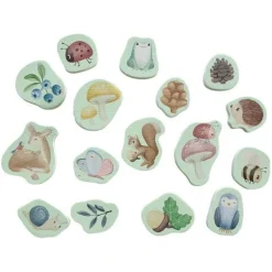 Little Dutch Badspeelgoed^Foam figuren - Meerkleurig - Forest Friends