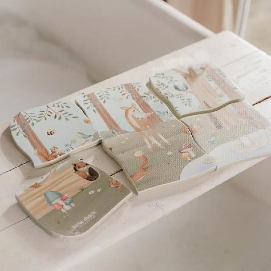 Little Dutch Badspeelgoed^Foam puzzel - Meerkleurig - Forest Friends