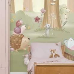 Little Dutch Decoratie|Behang^Fotobehang - Meerkleurig - Fairy Garden