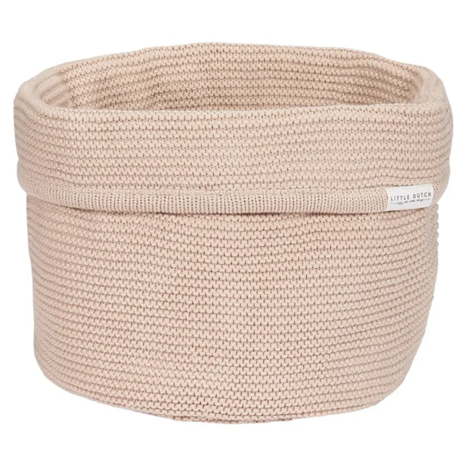 Little Dutch Commodemandjes|Decoratie^Gebreid commodemandje rond Beige