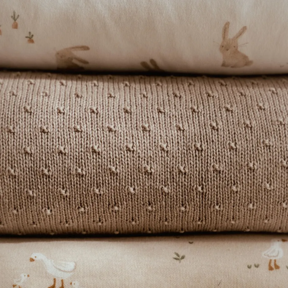 Little Dutch Ledikantdeken^Gebreid ledikantdeken - Fleece - Beige - Essentials