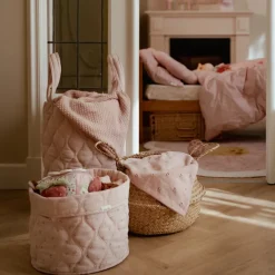 Little Dutch Ledikantdeken^Gebreid ledikantdeken - Fleece - Roze - Essentials