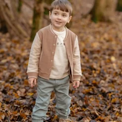 Little Dutch Jongens Kleding|Kinderkleding^Gebreid vest - Bruin - Forest Friends