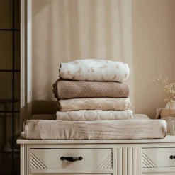 Little Dutch Wiegdekens^Gebreid wiegdeken - fleece - Beige - Essentials