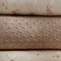 Little Dutch Wiegdekens^Gebreid wiegdeken - fleece - Beige - Essentials