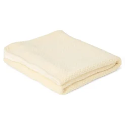 Little Dutch Wiegdekens^Gebreid wiegdeken - Fleece – Wit – Essentials