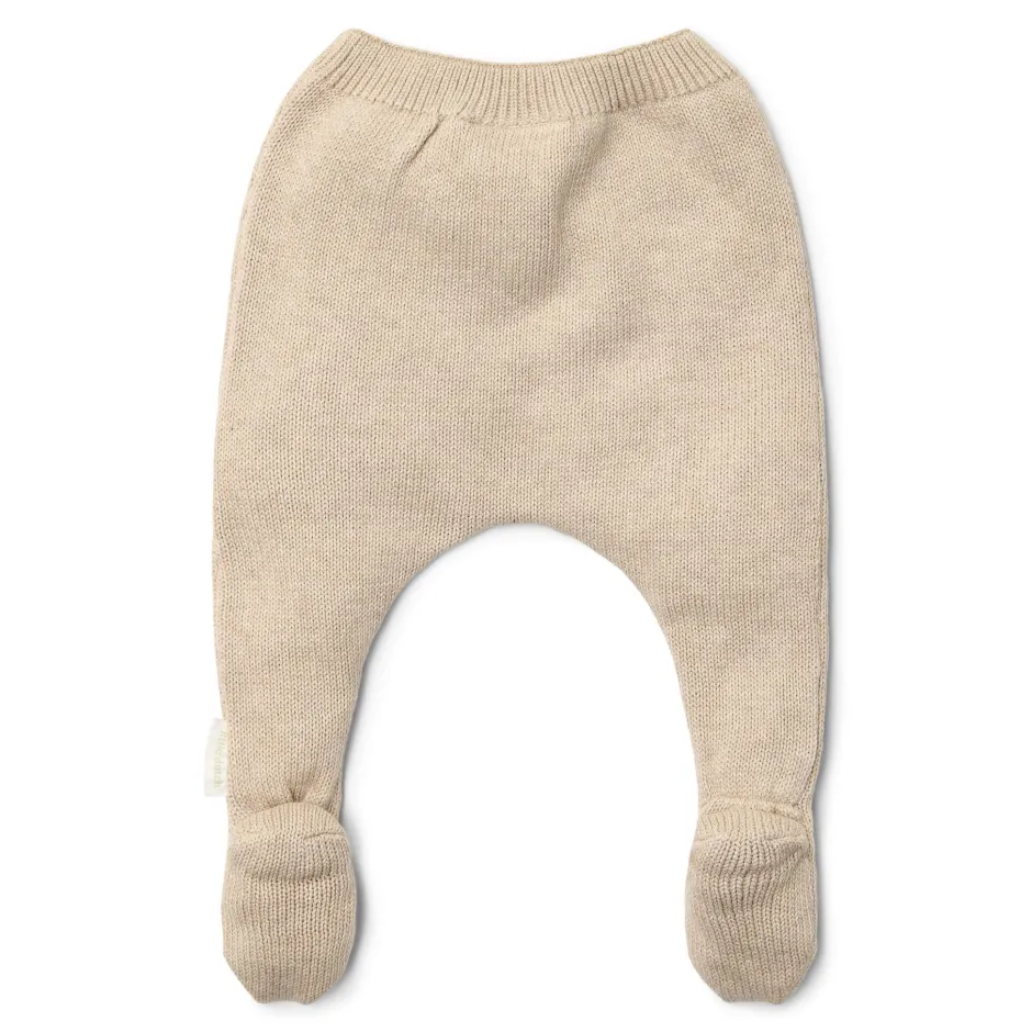 Little Dutch Babykleding^Gebreide broek - Beige - Newborn Naturals