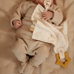 Little Dutch Babykleding^Gebreide broek - Beige - Newborn Naturals