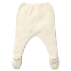 Little Dutch Babykleding^Gebreide broek - Wit - Newborn Naturals