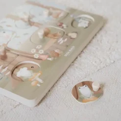 Little Dutch Speelgoed Vanaf 1 Jaar|Puzzels & Spelletjes^Geluidenpuzzel - Blauw - Forest Friends