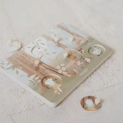 Little Dutch Speelgoed Vanaf 1 Jaar|Puzzels & Spelletjes^Geluidenpuzzel - Blauw - Forest Friends