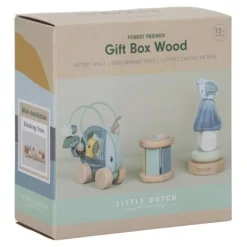 Little Dutch Educatief Speelgoed|Houten Speelgoed^Giftset - Blauw - Forest Friends