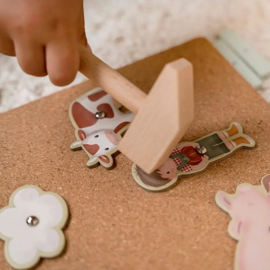 Little Dutch Puzzels & Spelletjes|Houten Speelgoed^Hamertje tik Little Farm