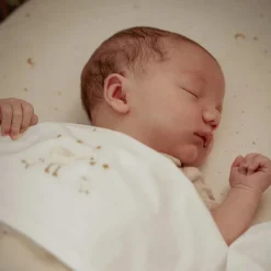 Little Dutch Hoeslakens^Hoeslaken - Wit - 70 x 140/150 cm - Newborn Naturals - Little Goose