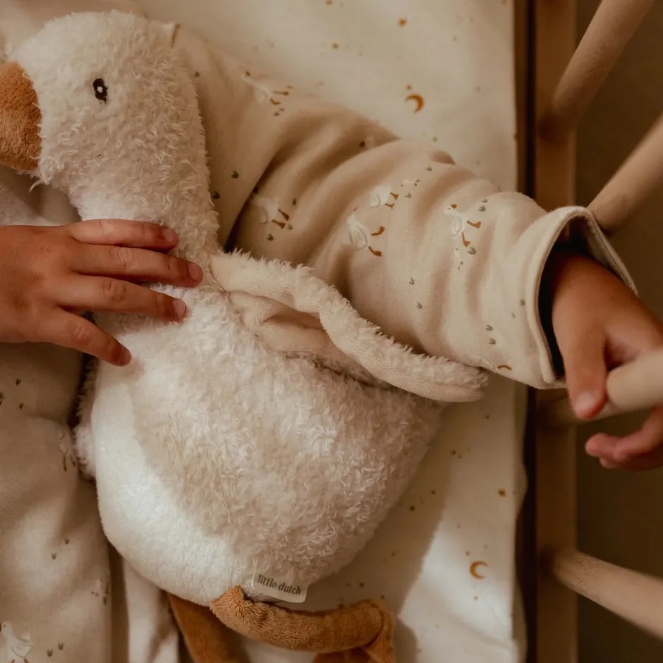 Little Dutch Hoeslakens^Hoeslaken - Wit - 70 x 140/150 cm - Newborn Naturals - Little Goose