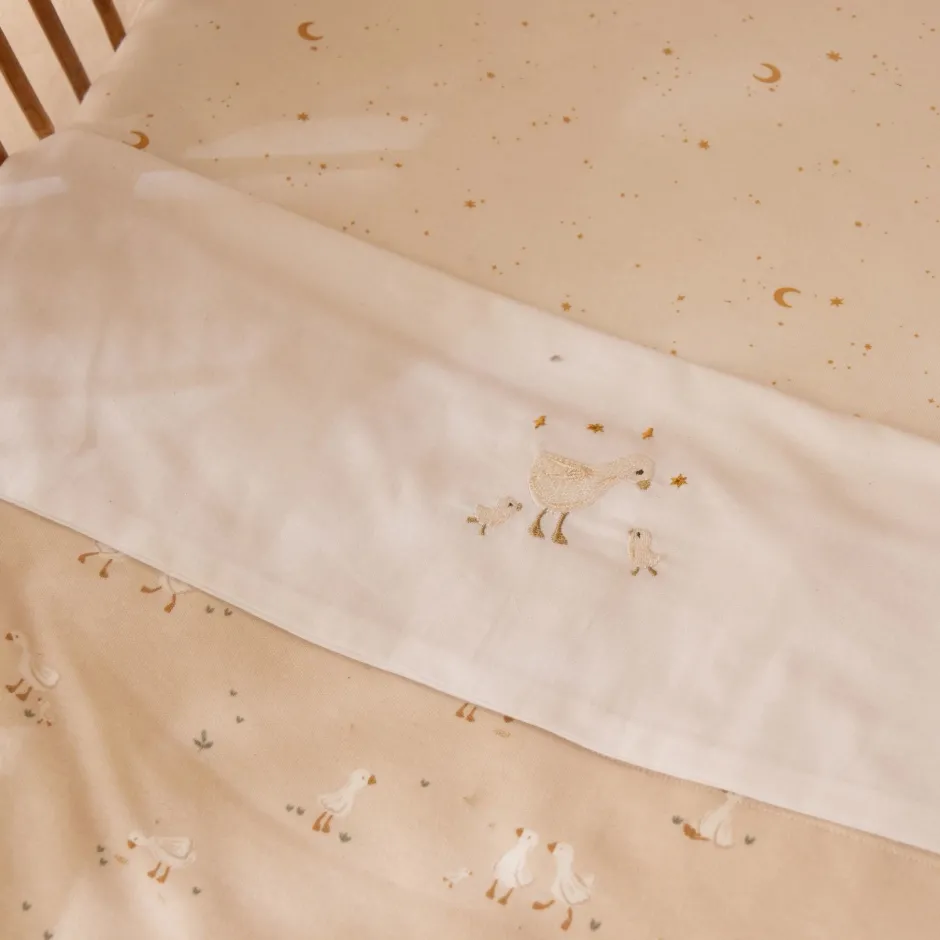 Little Dutch Hoeslakens^Hoeslaken - Wit - 70 x 140/150 cm - Newborn Naturals - Little Goose