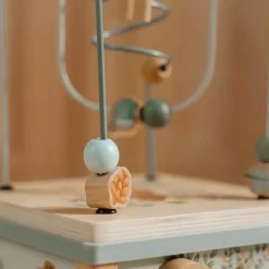 Little Dutch Educatief Speelgoed|Houten Speelgoed^Houten activiteitenkubus - Blauw - Forest Friends