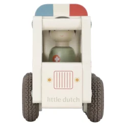 Little Dutch Rollenspel|Houten Auto's^Houten ambulance - Wit - Essentials