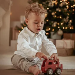 Little Dutch Rollenspel|Houten Auto's^Houten brandweerwagen – Rood – Essentials