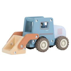 Little Dutch Rollenspel|Houten Auto's^Houten bulldozer – Blauw – Essentials
