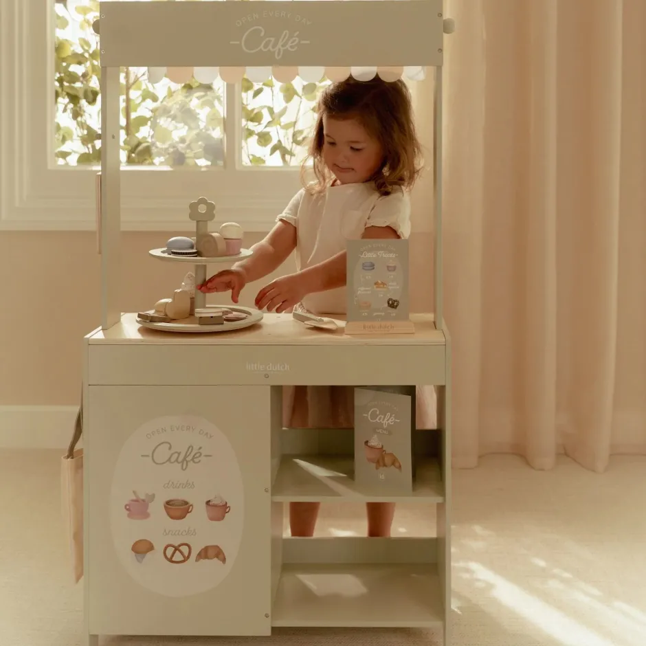 Little Dutch Rollenspel|Houten Speelgoed^Houten etagère - Groen - Essentials