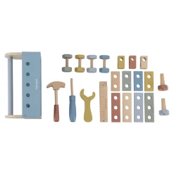 Little Dutch Rollenspel|Houten Speelgoed^Houten gereedschapskist - Blauw - Essentials