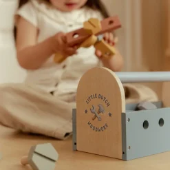 Little Dutch Rollenspel|Houten Speelgoed^Houten gereedschapskist - Blauw - Essentials