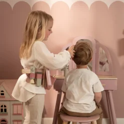 Little Dutch Speelgoed Vanaf 2 Jaar|Rollenspel^Houten kappersset – Roze – Essentials