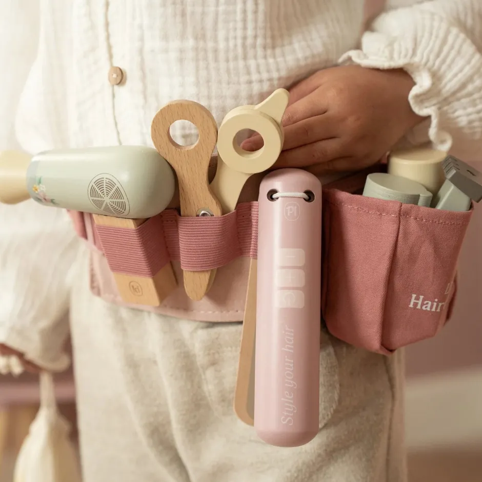 Little Dutch Speelgoed Vanaf 2 Jaar|Rollenspel^Houten kappersset – Roze – Essentials