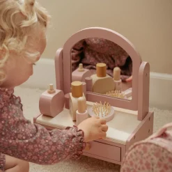 Little Dutch Rollenspel|Houten Speelgoed^Houten kaptafel - Roze - Essentials