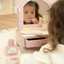 Little Dutch Rollenspel|Houten Speelgoed^Houten kaptafel - Roze - Essentials