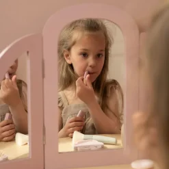 Little Dutch Rollenspel|Houten Speelgoed^Houten kaptafel groot– Roze – Essentials