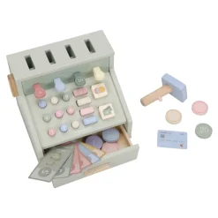 Little Dutch Speelgoed Vanaf 2 Jaar|Rollenspel^Houten kassa - Groen – Essentials