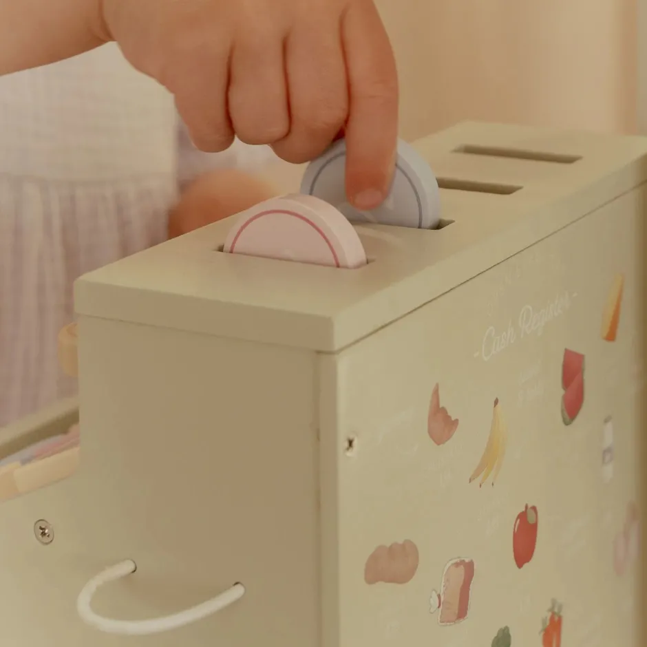 Little Dutch Speelgoed Vanaf 2 Jaar|Rollenspel^Houten kassa - Groen – Essentials