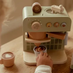Little Dutch Speelgoed Vanaf 3 Jaar|Speelgoed Vanaf 2 Jaar^Houten koffiezetapparaat - Groen - Essentials