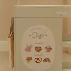 Little Dutch Houten Speelgoed|Rollenspel^Houten marktkraam - Groen