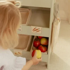 Little Dutch Houten Speelgoed|Rollenspel^Houten marktkraam - Groen