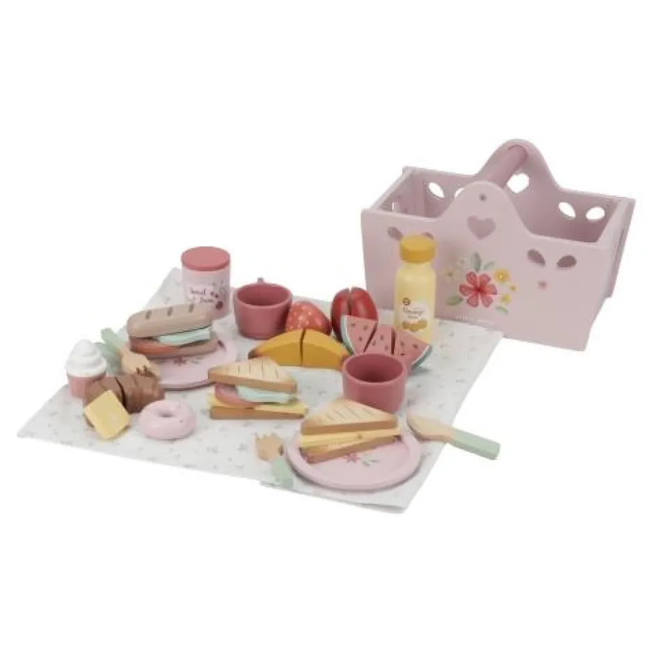 Little Dutch Rollenspel|Houten Speelgoed^Houten Picknickset - Meerkleurig - Essentials