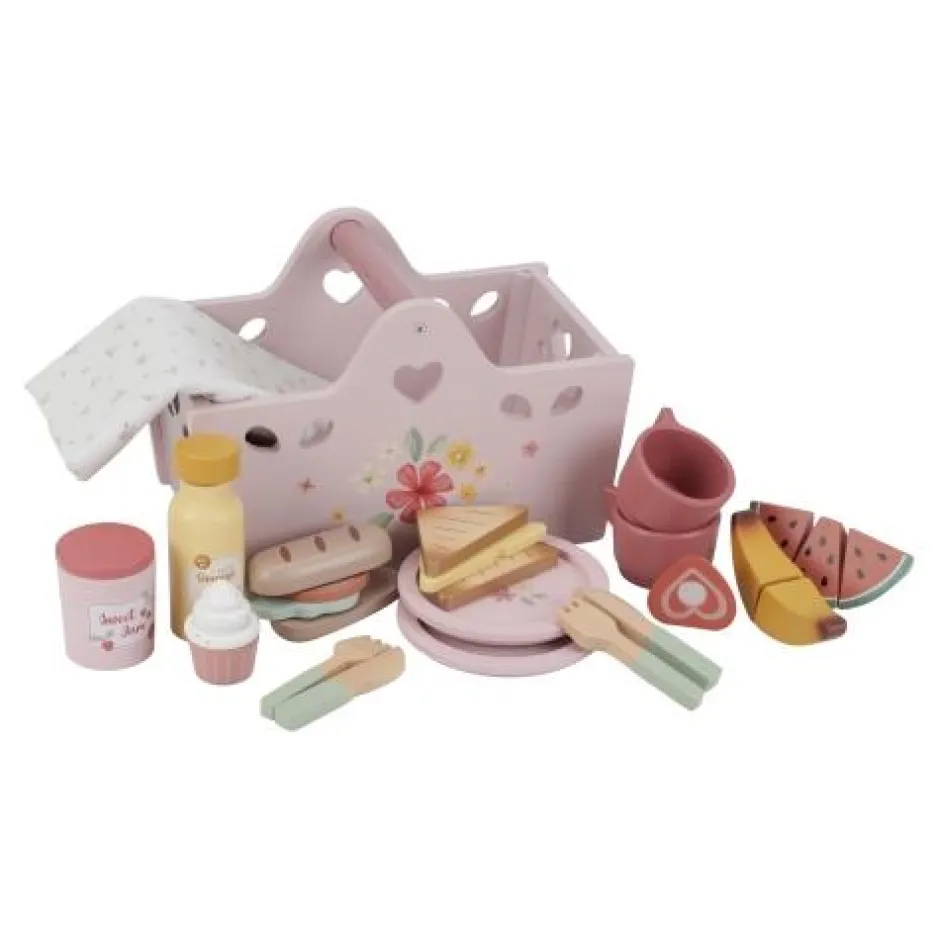 Little Dutch Rollenspel|Houten Speelgoed^Houten Picknickset - Meerkleurig - Essentials
