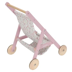 Little Dutch Poppen|Rollenspel^Houten poppenbuggy - Roze - Essentials