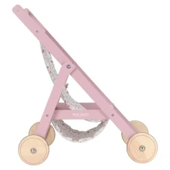 Little Dutch Poppen|Rollenspel^Houten poppenbuggy - Roze - Essentials