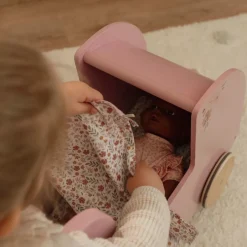 Little Dutch Poppen|Rollenspel^Houten poppenwagen - Roze