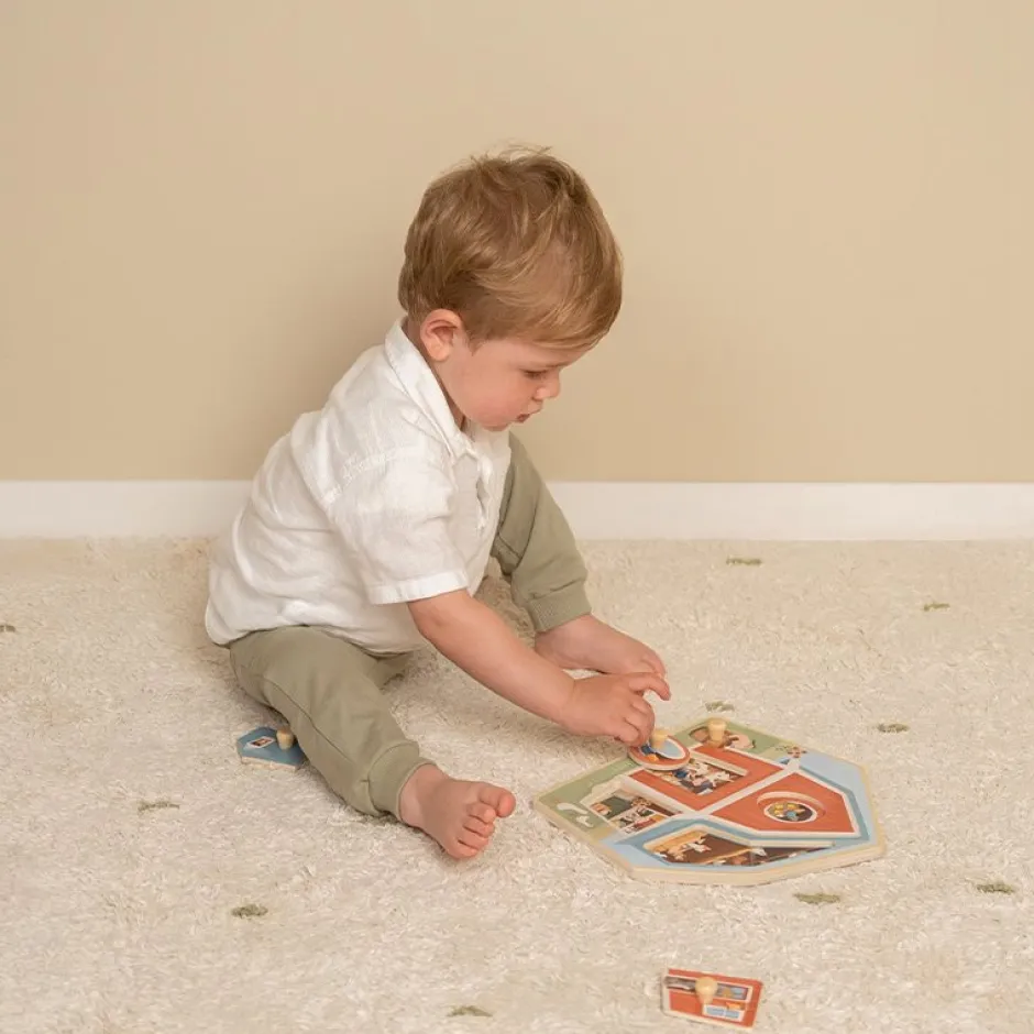 Little Dutch Speelgoed Vanaf 2 Jaar|Puzzels & Spelletjes^Houten puzzel Little Farm