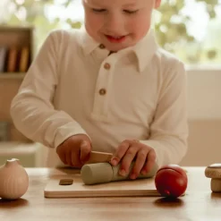 Little Dutch Rollenspel|Houten Speelgoed^Houten snijgroenten - Meerkleurig - Essentials