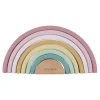 Little Dutch Stapeltoren|Houten Speelgoed^Houten Stapelregenboog - Roze - Fairy Garden