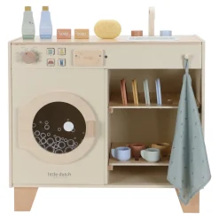 Little Dutch Rollenspel|Houten Keukentjes^Houten wasmachine – Essentials - Limited edition