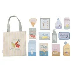 Little Dutch Rollenspel|Houten Speelgoed^Houten winkelwagen - Groen