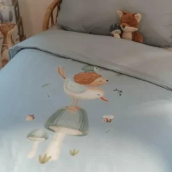 Little Dutch Dekbedovertrekken^Junior dekbedovertrek - Blauw - Forest Friends