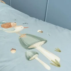 Little Dutch Dekbedovertrekken^Junior dekbedovertrek - Blauw - Forest Friends